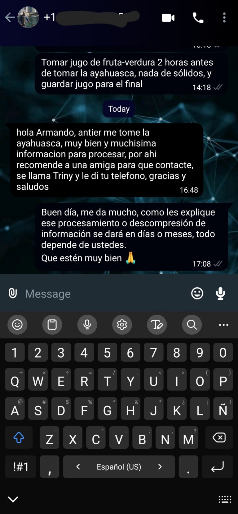 testimonioAyahuasca Marzo 30 del 2022