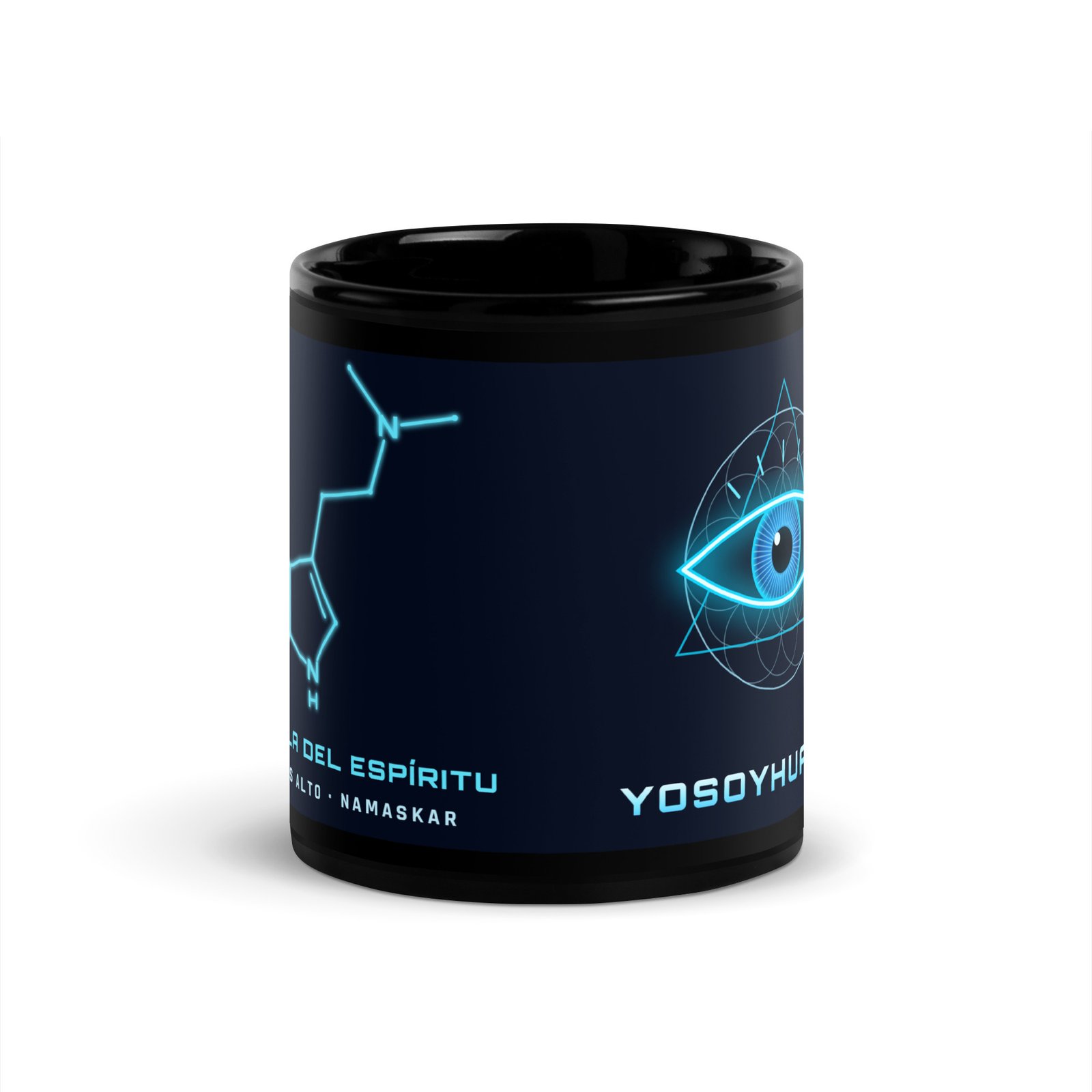 Taza Molécula del Espíritu + Ojo Neón · YoSoYhuasca 2 Taza Molécula del Espíritu + Ojo Neón · YoSoYhuasca - Imagen 2
