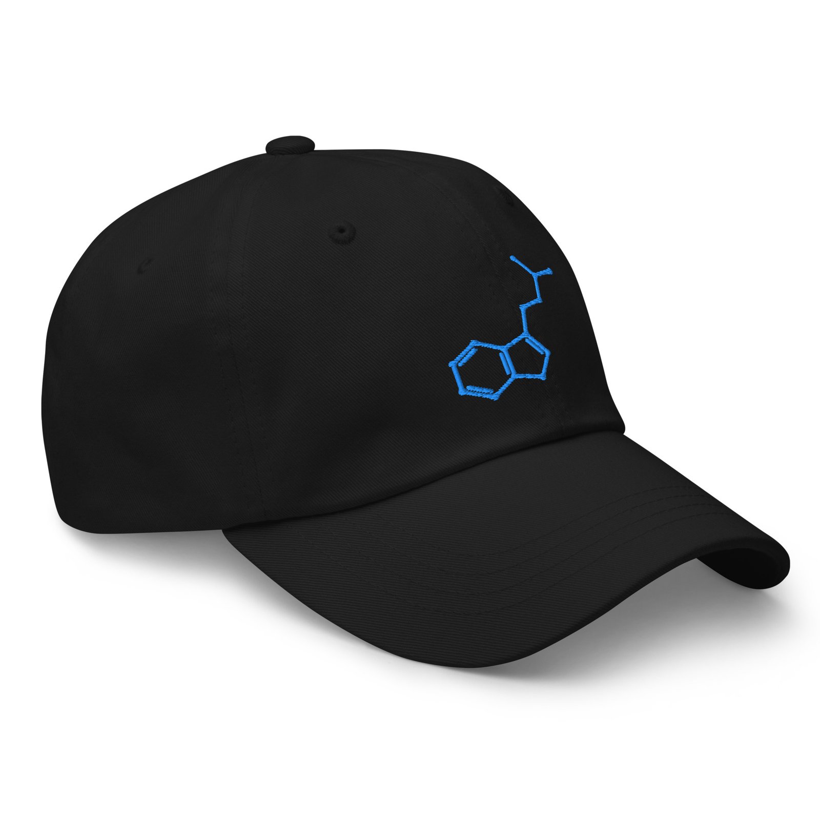 Gorra Molécula del Espíritu Bordada · YoSoYhuasca (Negra) 5 Gorra Molécula del Espíritu Bordada · YoSoYhuasca (Negra) – vista 5