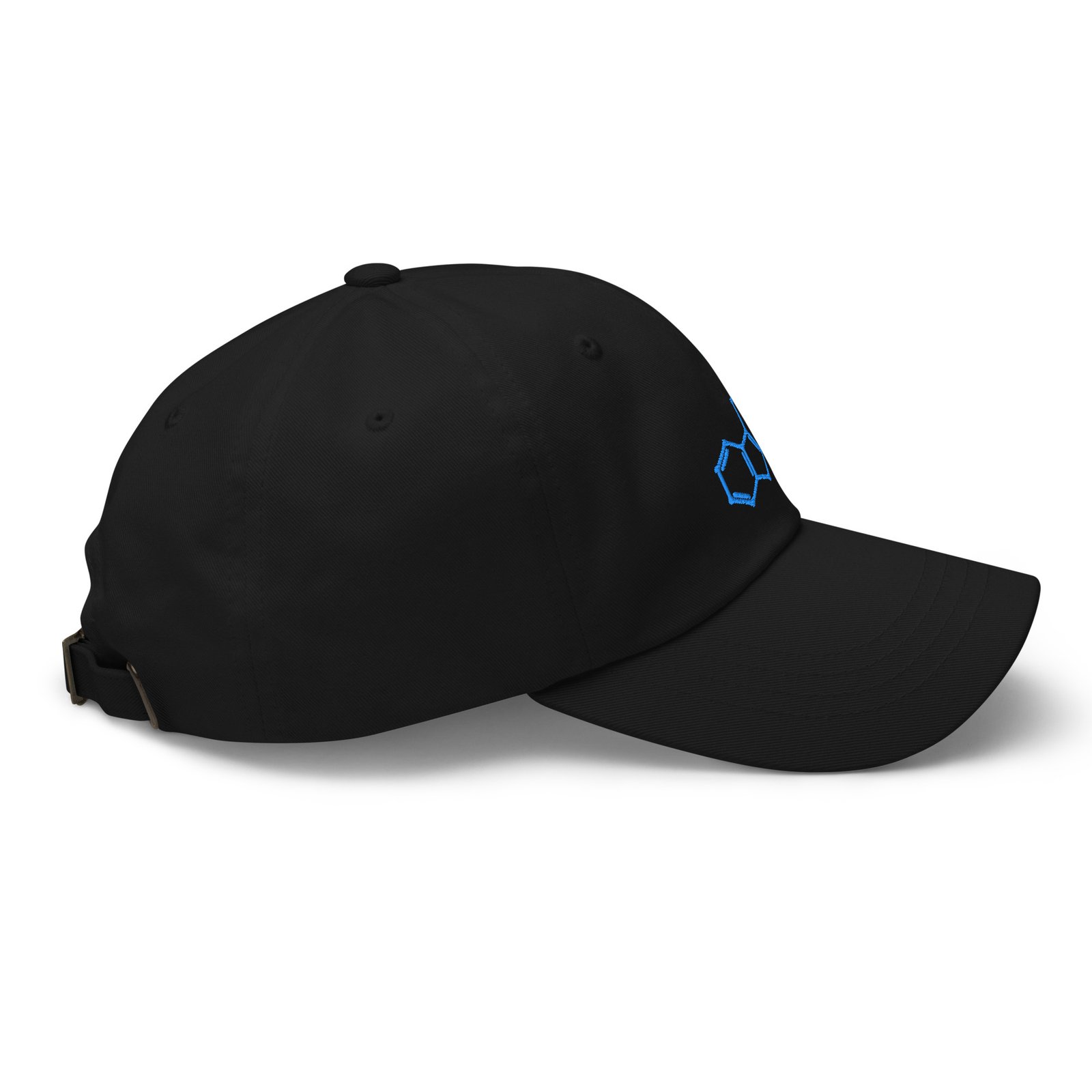 Gorra Molécula del Espíritu Bordada · YoSoYhuasca (Negra) 3 Gorra Molécula del Espíritu Bordada · YoSoYhuasca (Negra) – vista 3