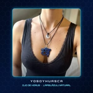 Collar Ojo de Horus de lapislázuli natural YoSoYhuasca