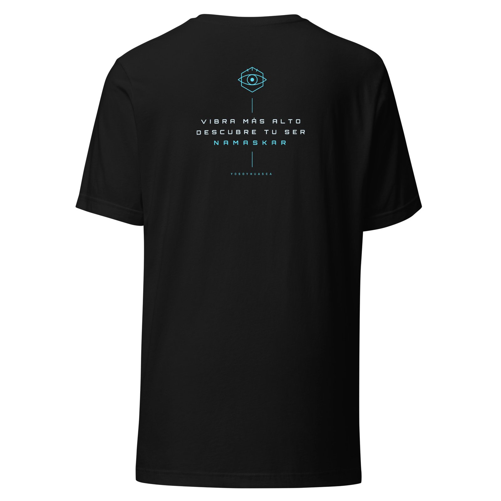 Playera Mantra Espalda + Logo al Pecho · YoSoYhuasca (Negra) 2 Playera Mantra Espalda + Logo al Pecho · YoSoYhuasca (Negra) - Imagen 2