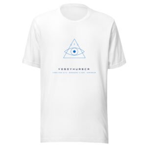 Playera Ojo · Línea Minimalista · YoSoYhuasca (Blanca)