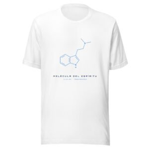 Playera Molécula del Espíritu · Línea Minimalista · YoSoYhuasca (Blanca)