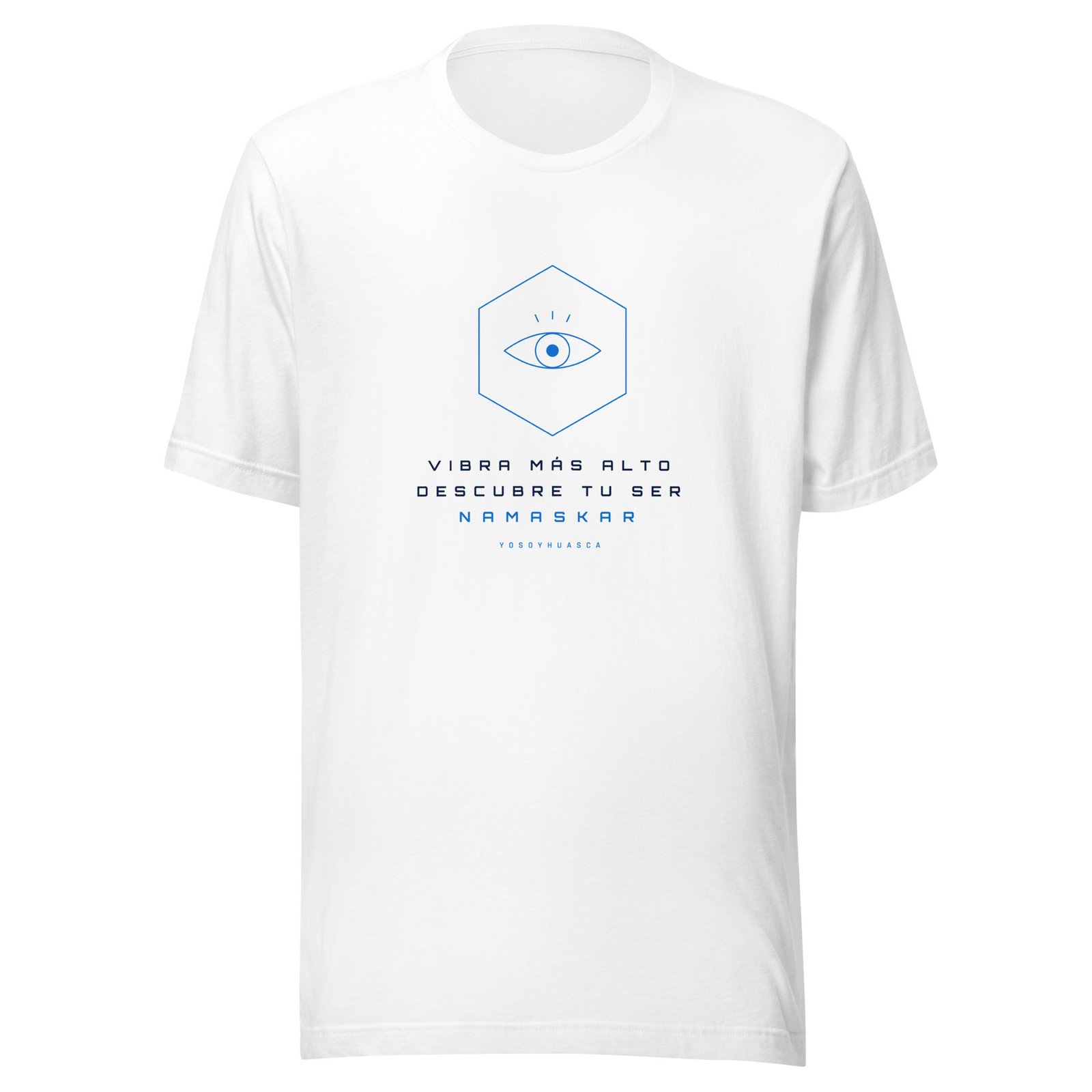 Playera Mantra · Línea Minimalista · YoSoYhuasca (Blanca) 1 Playera Mantra · Línea Minimalista · YoSoYhuasca (Blanca)