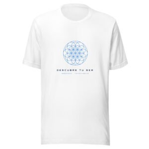 Playera Flor de la Vida · Línea Minimalista · YoSoYhuasca (Blanca)